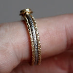 [~11/4 noon limited release] J&O SINRA / K18YG DOUBLE GUARD RING