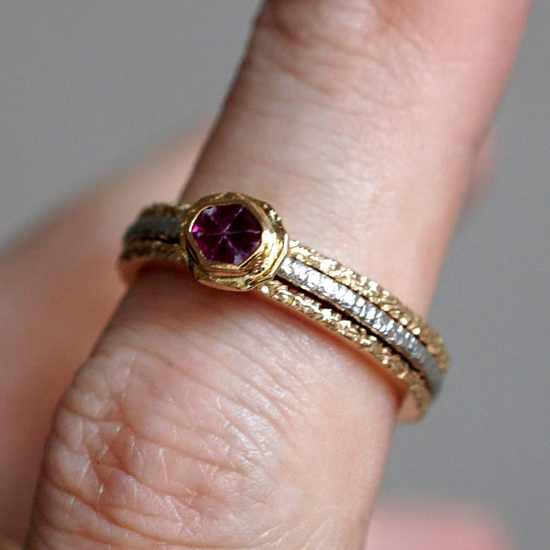 [~11/4 noon limited release] J&O SINRA / K18YG DOUBLE GUARD RING