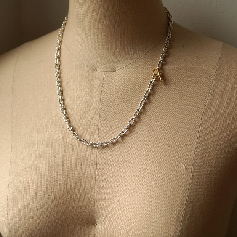 GIFTED / IMPLOSION NECK CHAIN ​​ROV Φ1.5T 52cm SV_T&L/2P-YG