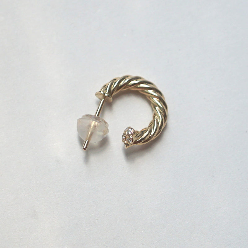 GIFTED / OPEN ROPE PIERCE K18YGD XS