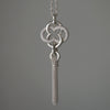 GIFTED / IMPLOSION CROSS NECKLACE TASSEL M PV（IMPLOSION NECK CHAIN ROΦ1H 80cm）