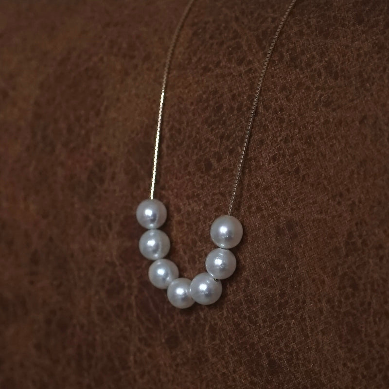 HAVITAS / akoya pearl necklace K18YG – Fuligo / Fuligoshed