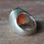 Maison de l'abeille / Intaglio Ring Carnelian "Athena" SV x K9YG