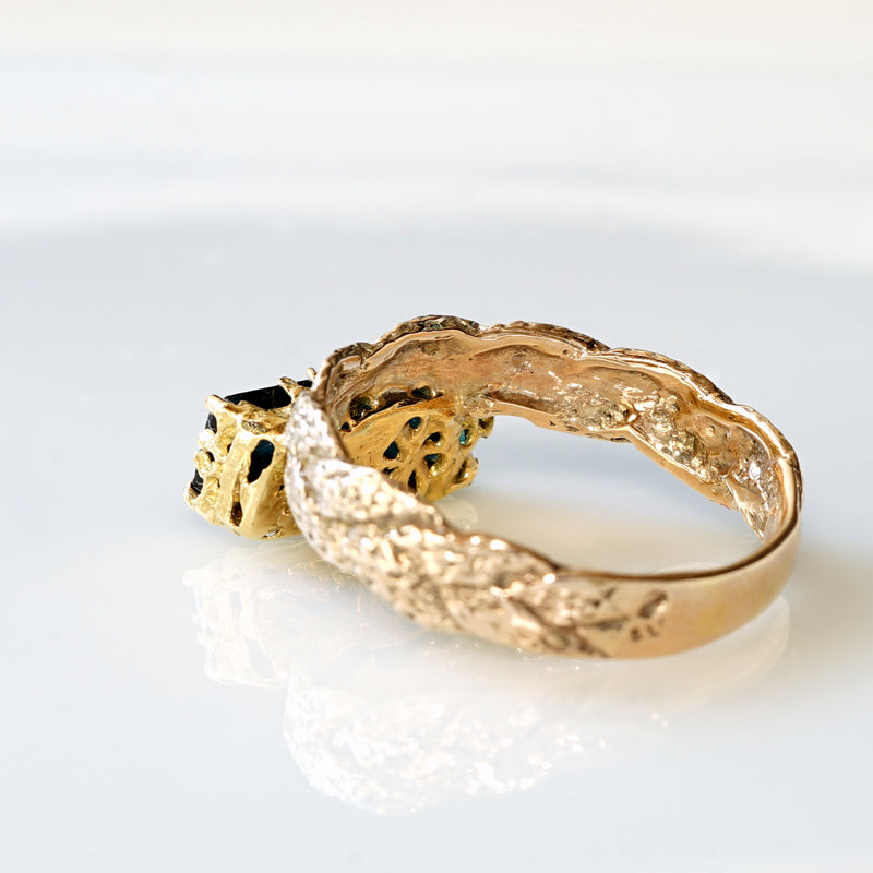 【-10/19限定】Curva ｙ Ruri JEWELRY/インディゴライトトルマリンリング