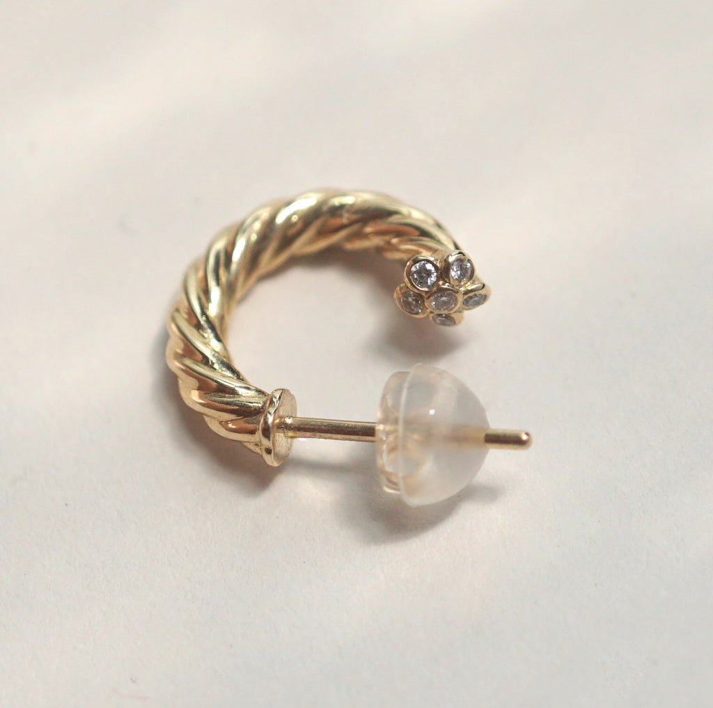 GIFTED / OPEN ROPE PIERCE K18YGD XS