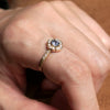 Kagann jewelry / Moroccan Flora ring Sapphire K18YG