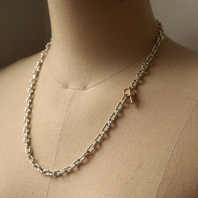GIFTED / IMPLOSION NECK CHAIN ​​ROV Φ1.5T 52cm SV_T&L/2P-YG