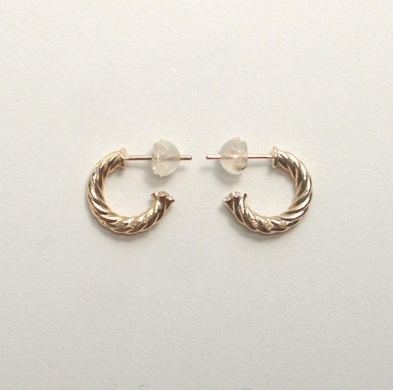 GIFTED / OPEN ROPE PIERCE K18YGD XS