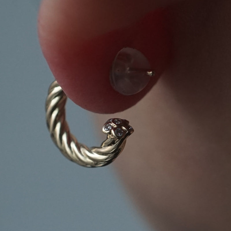 GIFTED / OPEN ROPE PIERCE K18YGD XS