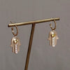 Kagann / K10 Khamsa charm イエローサファイア＆K18 Hoop Pierce
