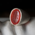 Maison de l'abeille / Intaglio Ring Carnelian "Athena" SV x K9YG