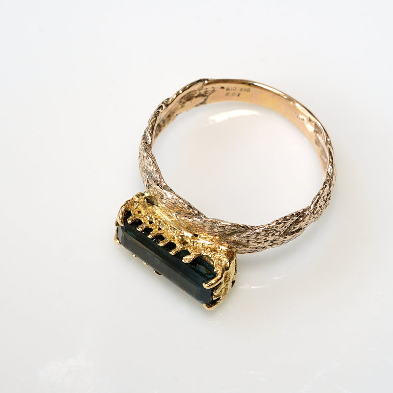 【-10/19限定】Curva ｙ Ruri JEWELRY/インディゴライトトルマリンリング
