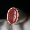 Maison de l'abeille / Intaglio Ring Carnelian "Athena" SV x K9YG