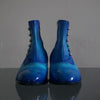 【-10/1正午限定】yojiomi / button boots calf blue＜leather sole＞
