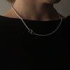 nibi / wachigai necklace SV×K18YG 45cm (N-003)