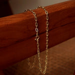 GIFTED / K18YG IMPLOSION NECK CHAIN OVΦ1H YG-2PD