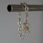 GIFTED / IMPLOSION CHAIN ​​BRACELET ROΦ2.5T SV_T&LPV/2P-YG