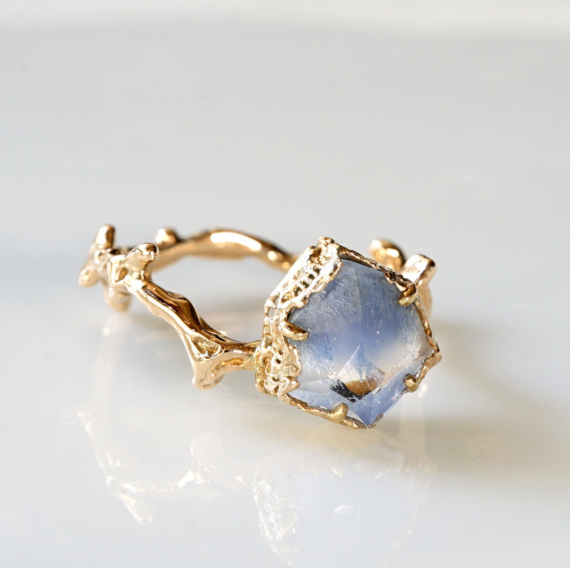 【-10/19限定】Curva ｙ Ruri JEWELRY/デュモルチェライトinクォーツリング