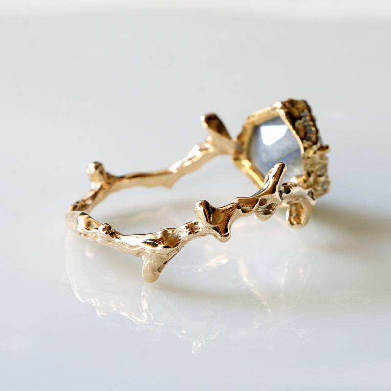 【-10/19限定】Curva ｙ Ruri JEWELRY/デュモルチェライトinクォーツリング