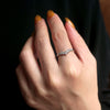 Kagann jewelry / Moroccan V line ring Pt950