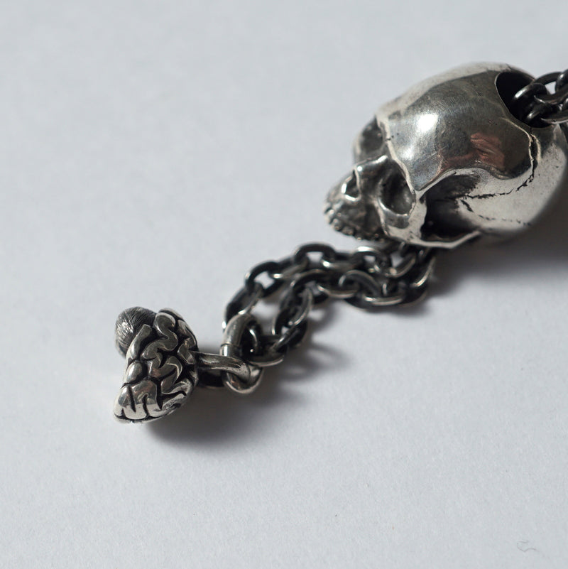 In Out Design / Brain Skull Pendant