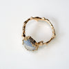 【-10/19限定】Curva ｙ Ruri JEWELRY/デュモルチェライトinクォーツリング