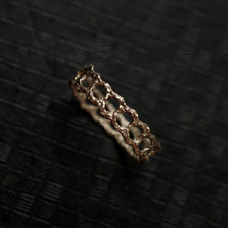 emme / K10 antique lace ring （oro5001）