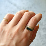【-10/19限定】Curva ｙ Ruri JEWELRY/インディゴライトトルマリンリング