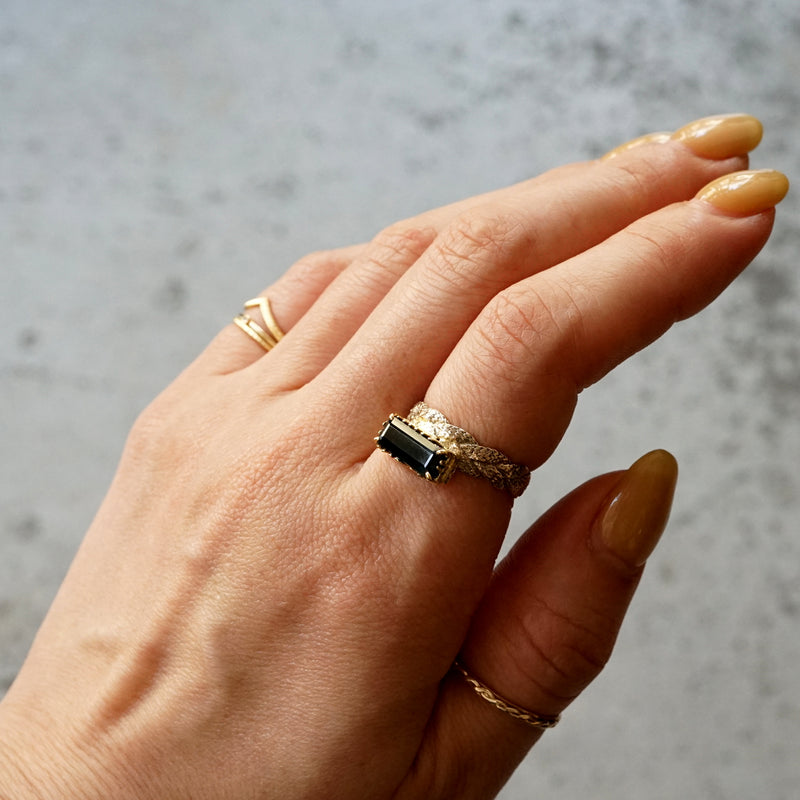 【-10/19限定】Curva ｙ Ruri JEWELRY/インディゴライトトルマリンリング