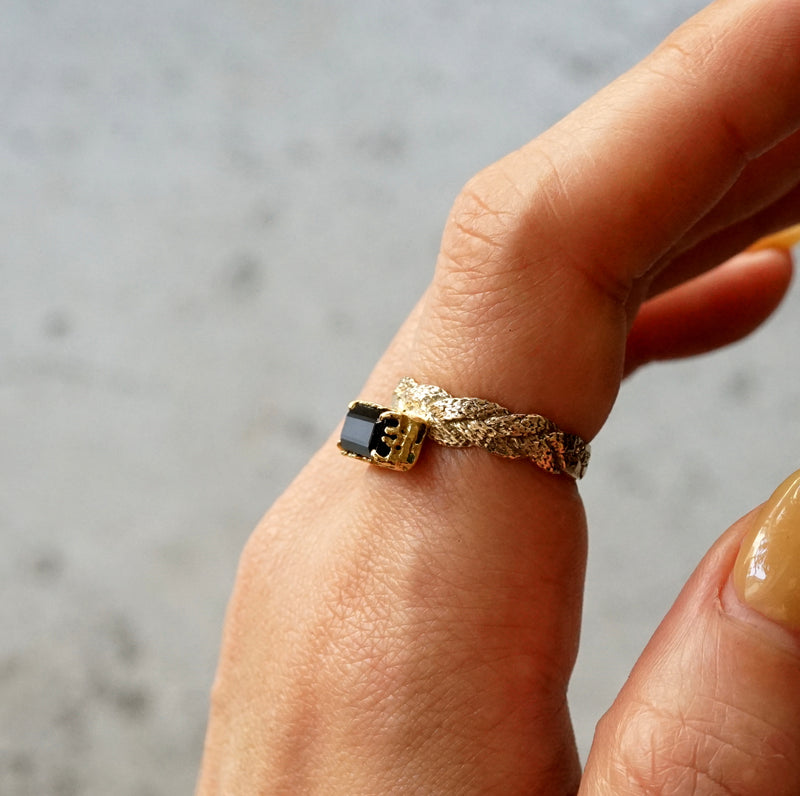 【-10/19限定】Curva ｙ Ruri JEWELRY/インディゴライトトルマリンリング