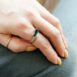 【-10/19限定】Curva ｙ Ruri JEWELRY/インディゴライトトルマリンリング