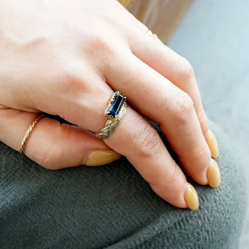 【-10/19限定】Curva ｙ Ruri JEWELRY/インディゴライトトルマリンリング