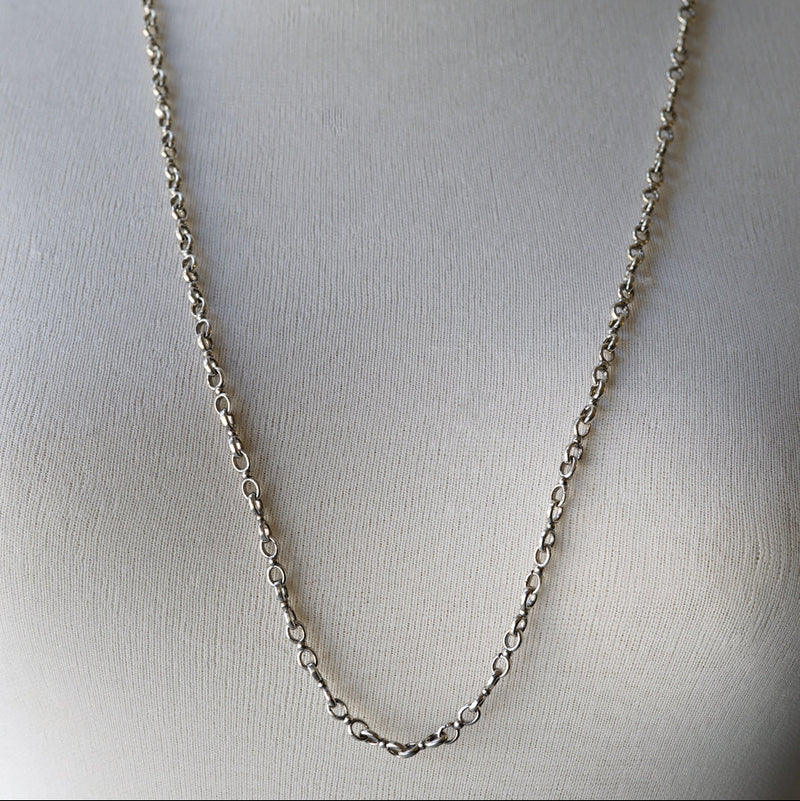 Gerochristo / Handmade Double Loop Chain Necklace GN005 – Fuligo