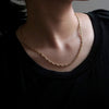 GIFTED / K18YG IMPLOSION NECK CHAIN ​​ROΦ1H YG-2PD