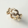 GIFTED / 4LINKED IMPLOSION CHAIN RING YG