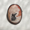 HIYU HAMASAKI / TATTOO CAMEO BROOCH 03