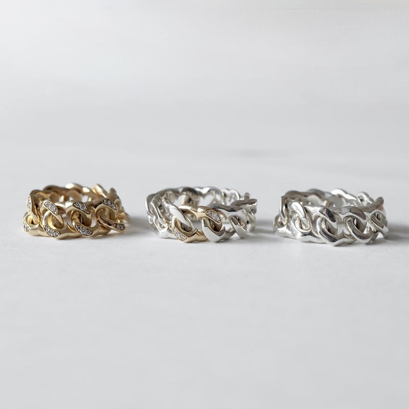 GIFTED / IMPLOSION CUBAN CHAIN RING YGD