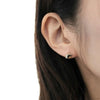 uM / SOLID CUT PIERCED EARRINGS square（um-scP03_CM）