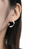 uM / FOLDING METAL PIERCED EARRINGS（um-fmP03_CM/mt）