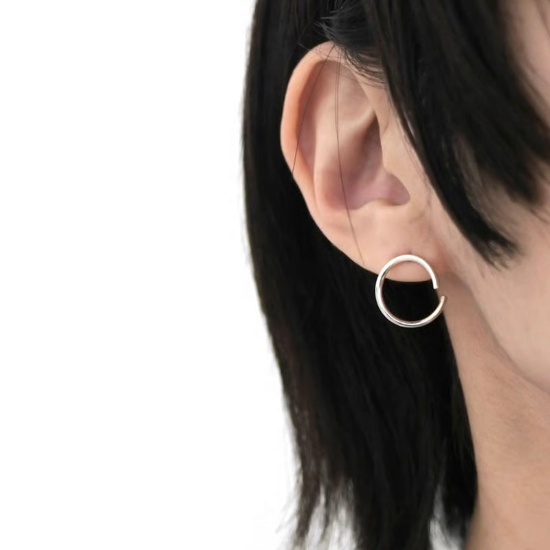 uM / DIVISION PIERCED EARRINGS B (um-dvP02 _CM)