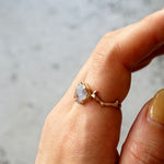 【-10/19限定】Curva ｙ Ruri JEWELRY/デュモルチェライトinクォーツリング