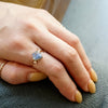 【-10/19限定】Curva ｙ Ruri JEWELRY/デュモルチェライトinクォーツリング