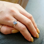 【-10/19限定】Curva ｙ Ruri JEWELRY/デュモルチェライトinクォーツリング