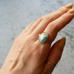 【-10/19限定】Curva ｙ Ruri JEWELRY/パライバトルマリンinクォーツ・ダイヤモンドリング