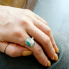 【-10/19限定】Curva ｙ Ruri JEWELRY/パライバトルマリンinクォーツ・ダイヤモンドリング