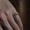 GIFTED / IMPLOSION CUBAN CHAIN ​​RING YGD