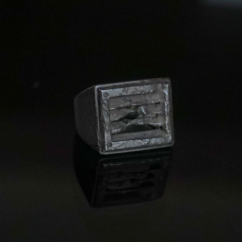 kagari yusuke × GIFTED / square duct ring (melt)