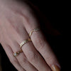 GERMEDEUR / Column Arch Ring ブラウンダイヤモンド