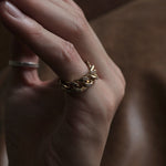 GIFTED / IMPLOSION CUBAN CHAIN ​​RING YGD