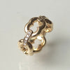 GIFTED / 4LINKED IMPLOSION CHAIN RING YGD